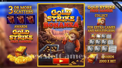 Gold strike bonanza fortune play slot  The backdrop features a canyon that leads to the entrance of the mine, and the symbols include the bearded prospector wild, pick axes, lanterns, golden nuggets and more related images